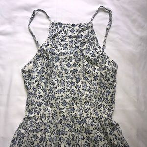 Hollister Floral, High-Neck Dress